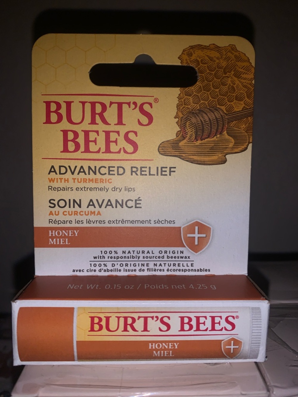 Burt's Bees Honey Turmeric Lip Balm